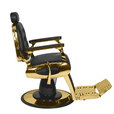 Gabbiano Barber Chair Francesco Gold Black - 0133777