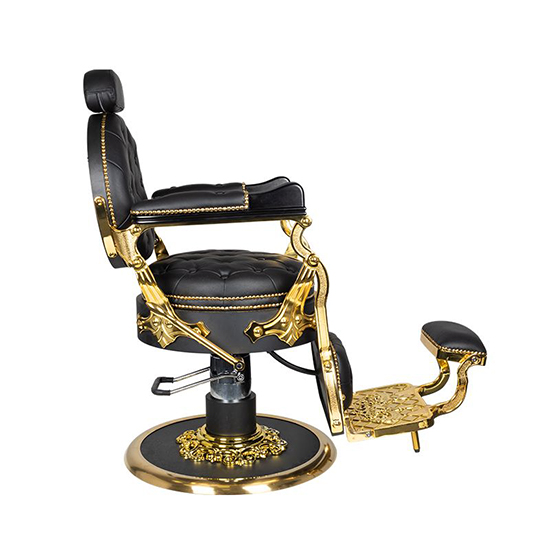Gabbiano Barber chair Cesare Gold Black - 0133779 BARBER CHAIR