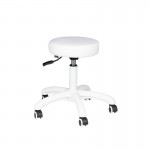 Professional manicure-aesthetic stool Milky White - 0134992 MANICURE CHAIRS - STOOLS