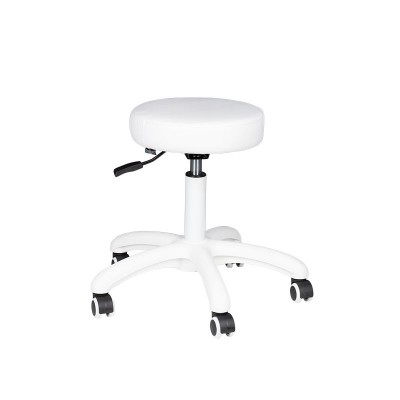 Professional manicure-aesthetic stool Milky White - 0134992