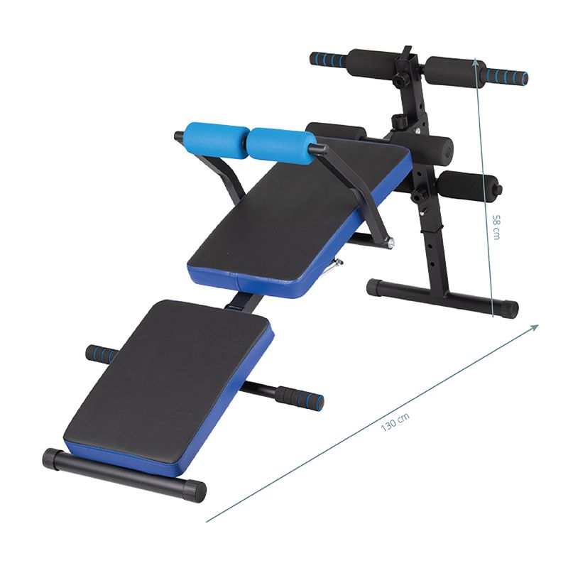  Fitness bench 07 Black-blue - 0135145 FITNESS EQUIPMENT