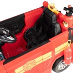 Professional hair salon child seat Fire truck with battery - 0135163 CHILD SEATS