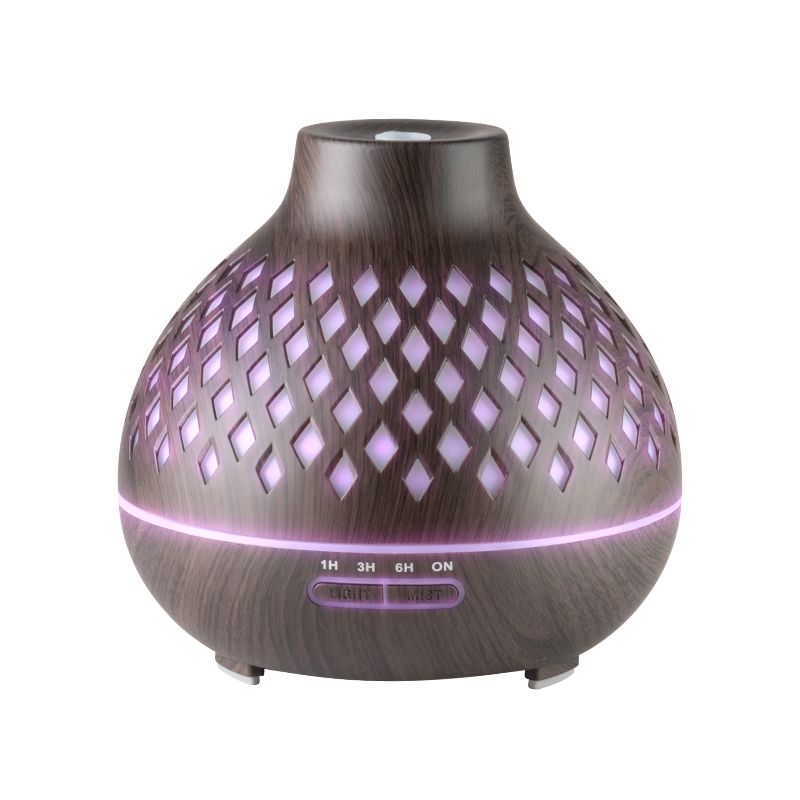 Aromatherapy Device & Humidifier - Ultrasonic Diffuser+Timer Control Spa 10 Dark Wood 400ml - 0135473 AROMATHERAPY DEVICES & HUMIDIFIERS-ESSENTIAL OILS