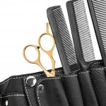 Hair salon belt with scissors cases Black - 0136912 HELPER EQUIPMENT