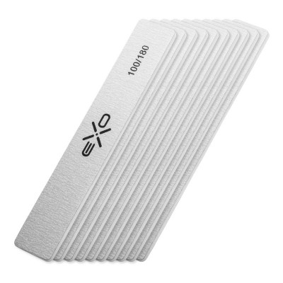Exo Professional Set Nail File 100/180 grit Wide 10pieces - 0137624