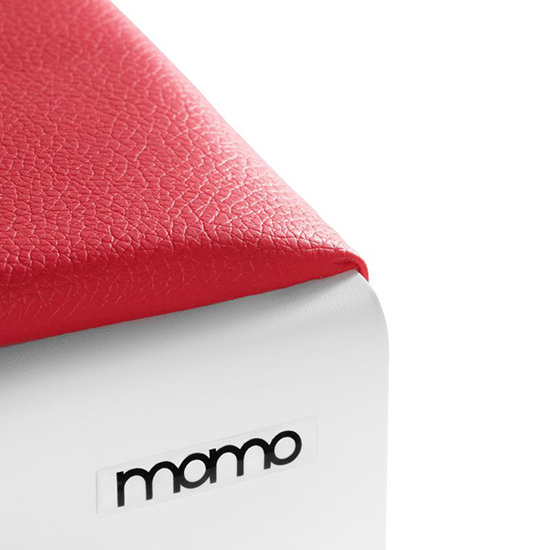  Momo Manicure rest with space for led lamp or nail dust collector Red - 0137775 MANICURE PILLOWS & ARM RESTS 