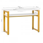  Manicure table with nail dust collector momo S41 22watt White-gold - 0137800 MANICURE TROLLEY CARTS-TABLES