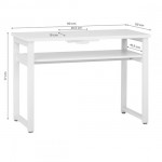 Manicure table with nail dust collector momo S41 22watt White - 0137801 MANICURE TROLLEY CARTS-TABLES
