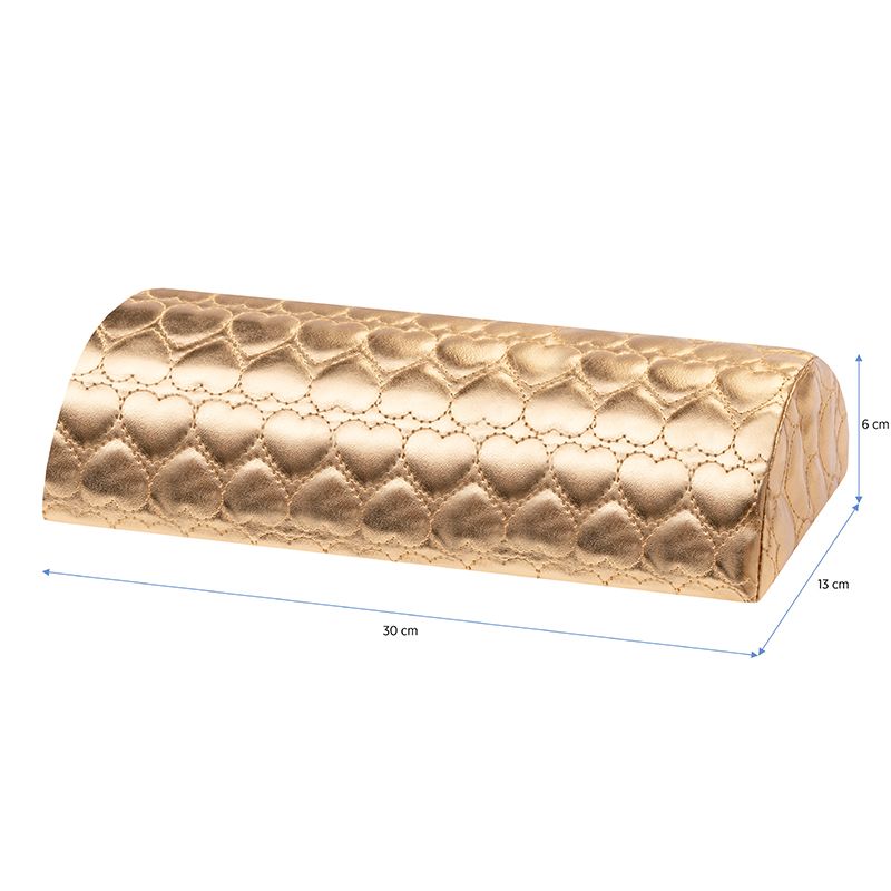 Professional manicure pad gold gloss leather - 0138308 MANICURE PILLOWS & ARM RESTS 