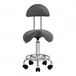  Professional manicure & aesthetics stool Gray - 0140918 TATTOO EQUIPMENT
