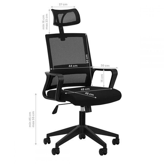 Professional office chair QS-05 Black - 0141176 