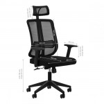 Professional office chair QS-16A Black - 0141180 
