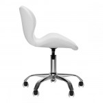 Professional manicure & cosmetic stool diamond white - 0141199 MANICURE CHAIRS - STOOLS