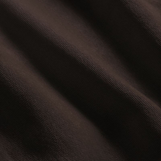 Velvet aesthetic blanket cover 70x190cm Brown - 0141586 SINGLE USE PRODUCTS