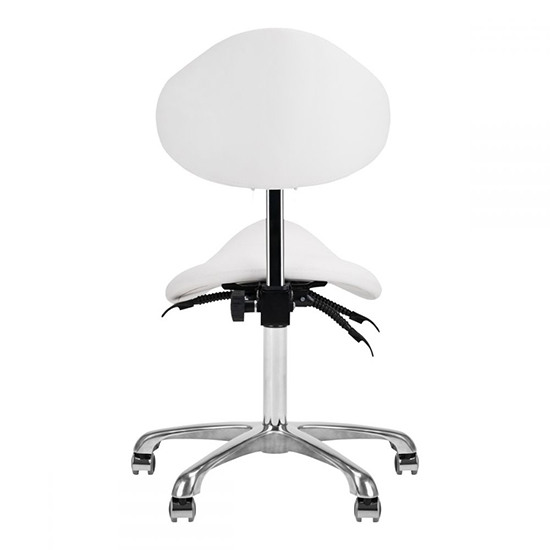 Professional manicure & cosmetic stool white  - 0141629 MANICURE CHAIRS - STOOLS