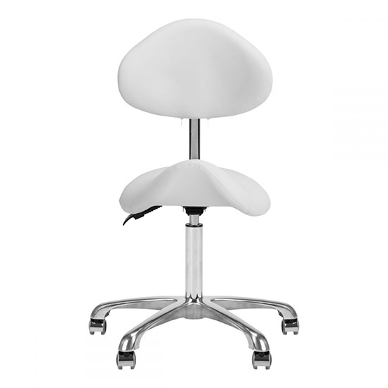 Professional manicure & cosmetic stool white  - 0141629 MANICURE CHAIRS - STOOLS