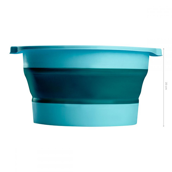 Foldable pedicure bowl Blue - 0142786 FOOT SPA