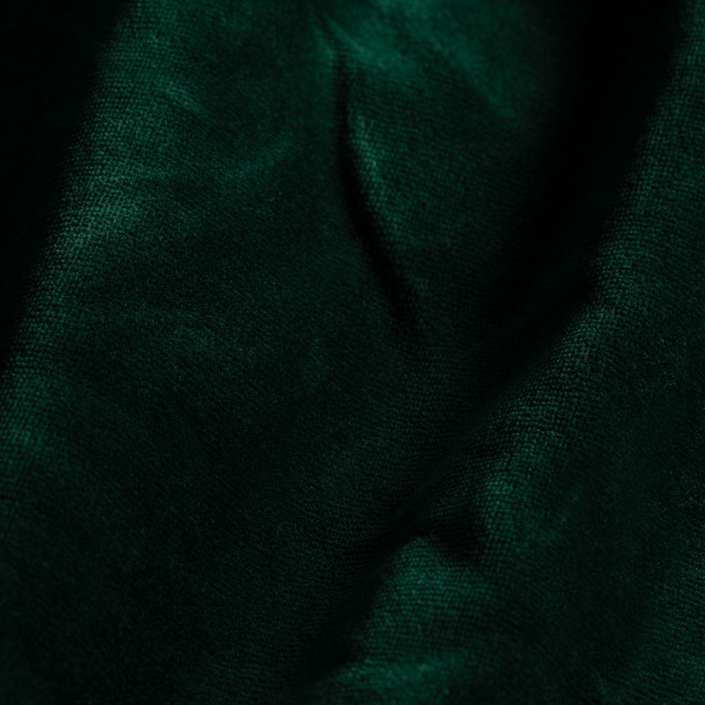 Velvet blanket aesthetic cover 70x190cm Dark Green - 0142981 SINGLE USE PRODUCTS