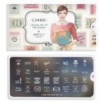 Image plate Lingo 01 - 113-MPLIN01 NEW ARRIVALS