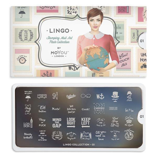 Image plate Lingo 01 - 113-MPLIN01 NEW ARRIVALS