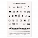 Hipster tattoo black 02 - 113-MTHIP02 ACCESSORIES 
