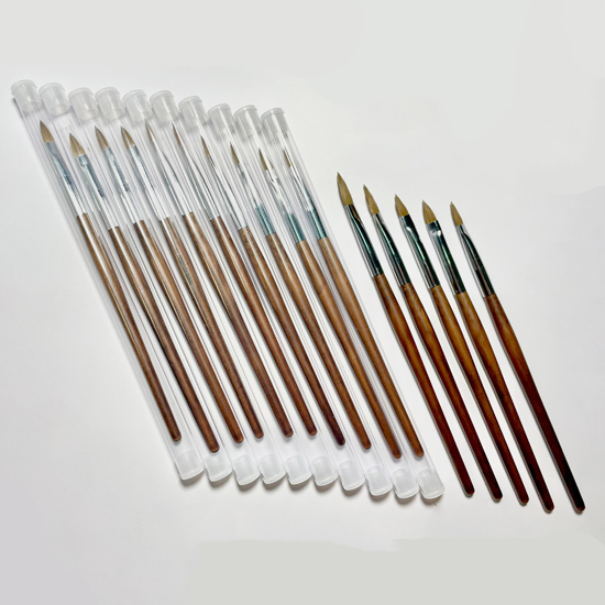 Kolinsky Acrylic Nail Brush Premium  No6 - 4210101 NAIL ART BRUSHES