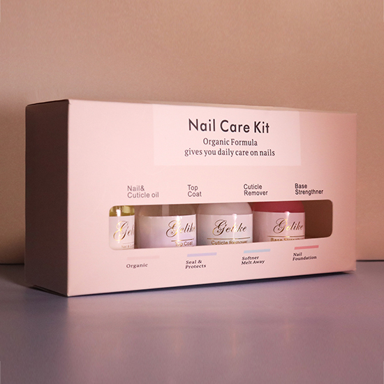Organic Nail Care premium Kit 4 pcs. - 4220112 CUTICLE REMOVER - CUTICLE OIL