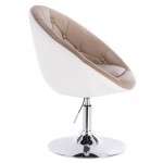 Vanity Chair Brown Khaki Color-5400165 AESTHETIC STOOLS