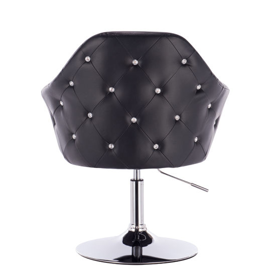 Vanity Chair Celebrity Crystal Black Color - 5400168 AESTHETIC STOOLS