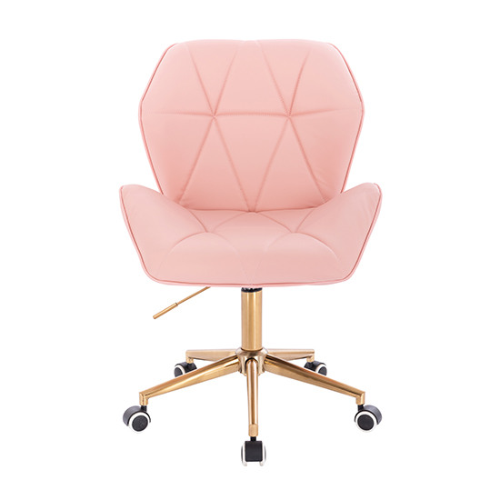 Vanity Chair Diamond Gold Pink Color - 5400174 AESTHETIC STOOLS