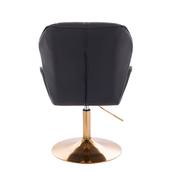Vanity Chair Diamond Base Gold Black Color - 5400177 AESTHETIC STOOLS