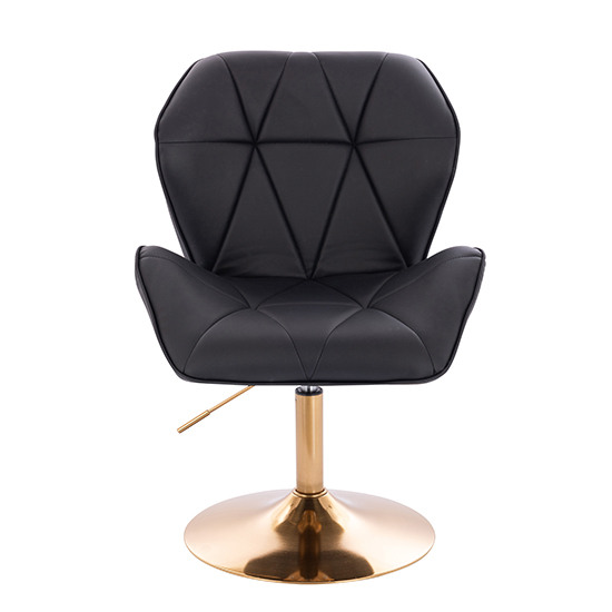 Vanity Chair Diamond Base Gold Black Color - 5400177 AESTHETIC STOOLS