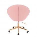 Vanity Chair Impressive Gold Pink Color - 5400182 AESTHETIC STOOLS