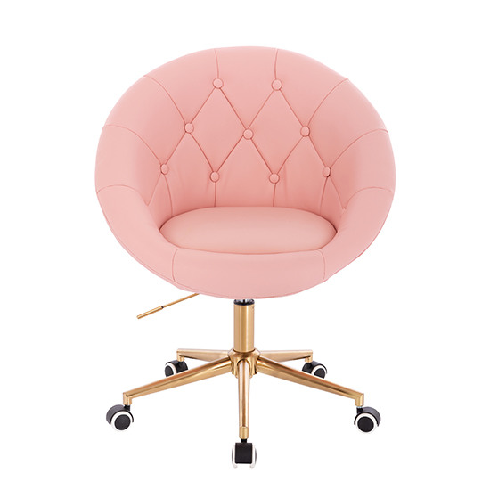 Vanity Chair Impressive Gold Pink Color - 5400182 AESTHETIC STOOLS