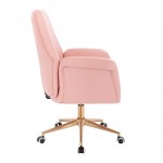 Lounge Chair Gold base Lovely Pink - 5400198 AESTHETIC STOOLS