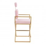 Makeup Chair Luxury Gold Pink - 5400202 MAKE-UP FURNITURE