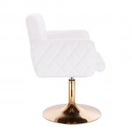 Geometric Chair Base Gold White Color - 5400208 AESTHETIC STOOLS