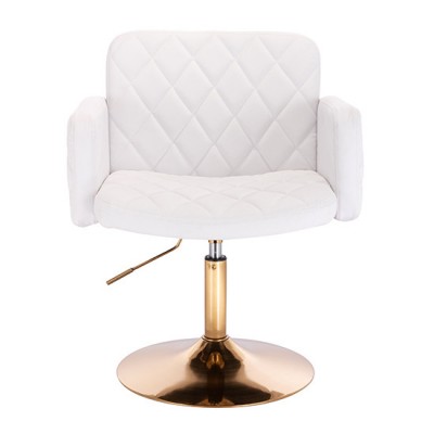 Geometric Chair Base Gold White Color - 5400208