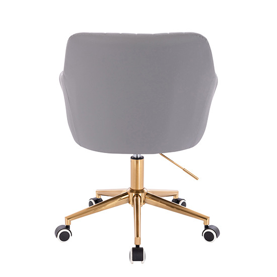 Nordic Style Vanity chair Gold Grey Color - 5400217 AESTHETIC STOOLS