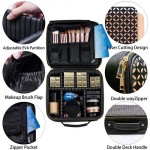Professional nail drill case Leather cut technology black - 5866147 MAKE UP - MANICURE - HAIRDRESSING CASES