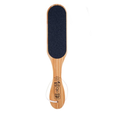 Mia Calnea standard wooden waterproof foot file with two 80/100 grits for home use - 6009010