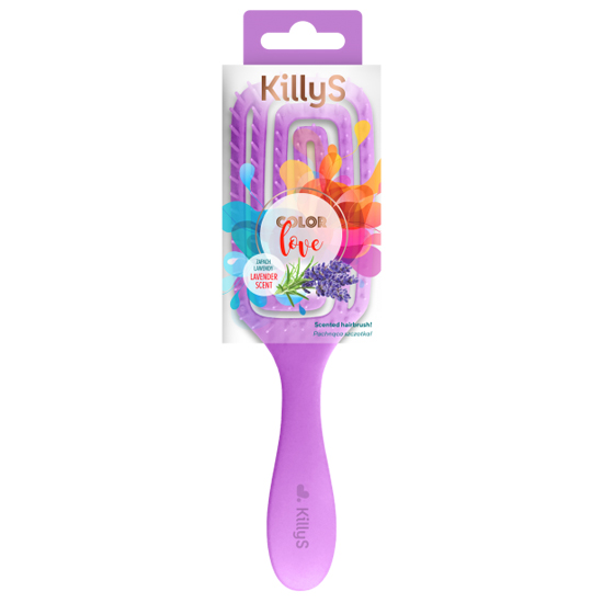 KillyS Color Love hair brush lavender scented - 63417757 BRUSHES