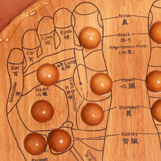 Thai Reflexology Wooden Pedicure foot spa with 17-point massage - 6410003 FOOT SPA