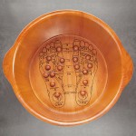Thai Reflexology Wooden Pedicure foot spa with 17-point massage - 6410003 FOOT SPA
