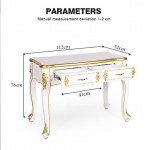 Manicure table Premium Collection White & Gold - 6950113 MANICURE TROLLEY CARTS-TABLES