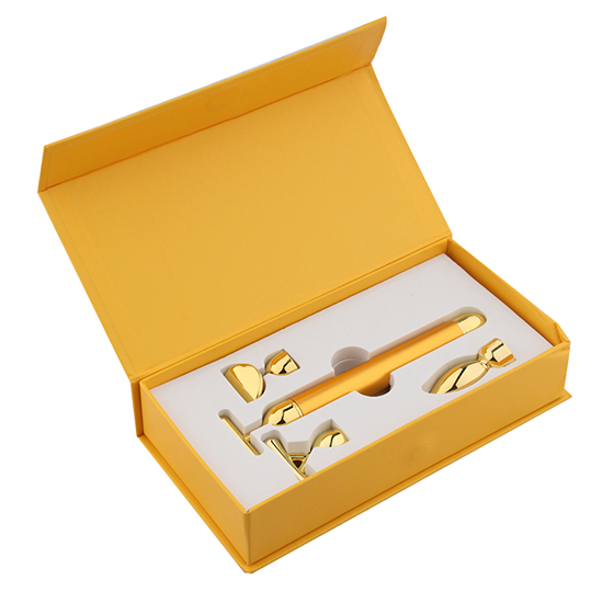 Vibrating  4 in 1 face massage gold stick 14,5cm - 6970128 ELECTRICAL APPLIANCES & PERSONAL CARE