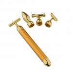 Vibrating  4 in 1 face massage gold stick 14,5cm - 6970128 ELECTRICAL APPLIANCES & PERSONAL CARE