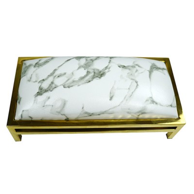 Manicure leather marble gold pad - 6990135