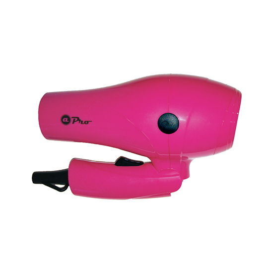 AlbiPro hair dryer Pink 1200 Watt Travel Size 3250 - 9600037 HAIR ELECTRICALS
