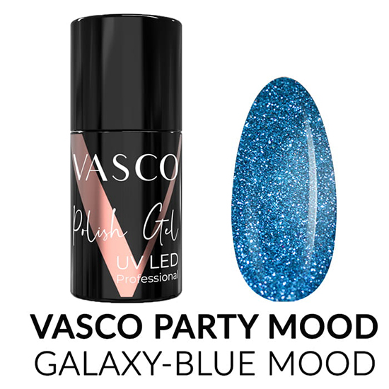 Vasco semi-permanent varnish Party Galaxy-Blue 7ml - 8117236 VASCO GEL POLISH ALL COLOR CHART